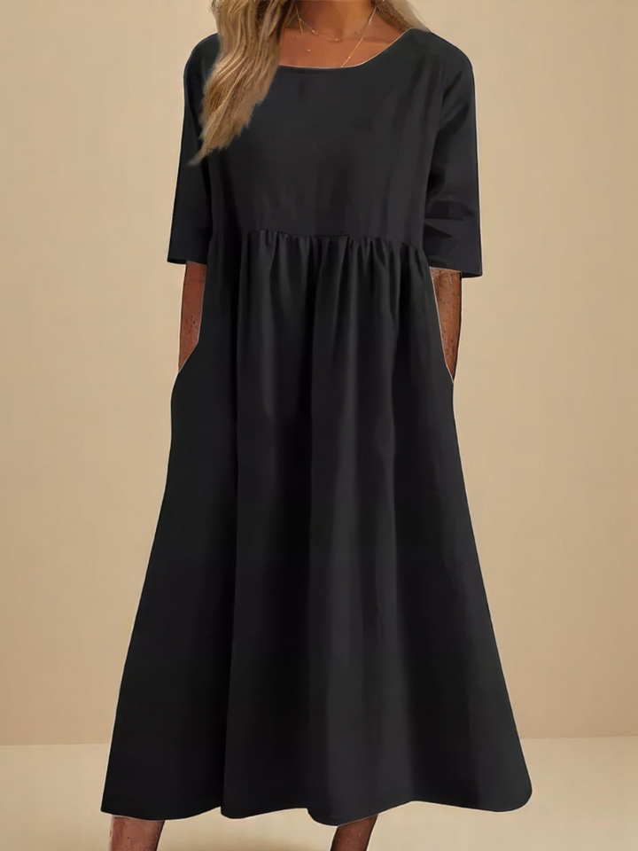 Robe Élégante En Coton Doux
